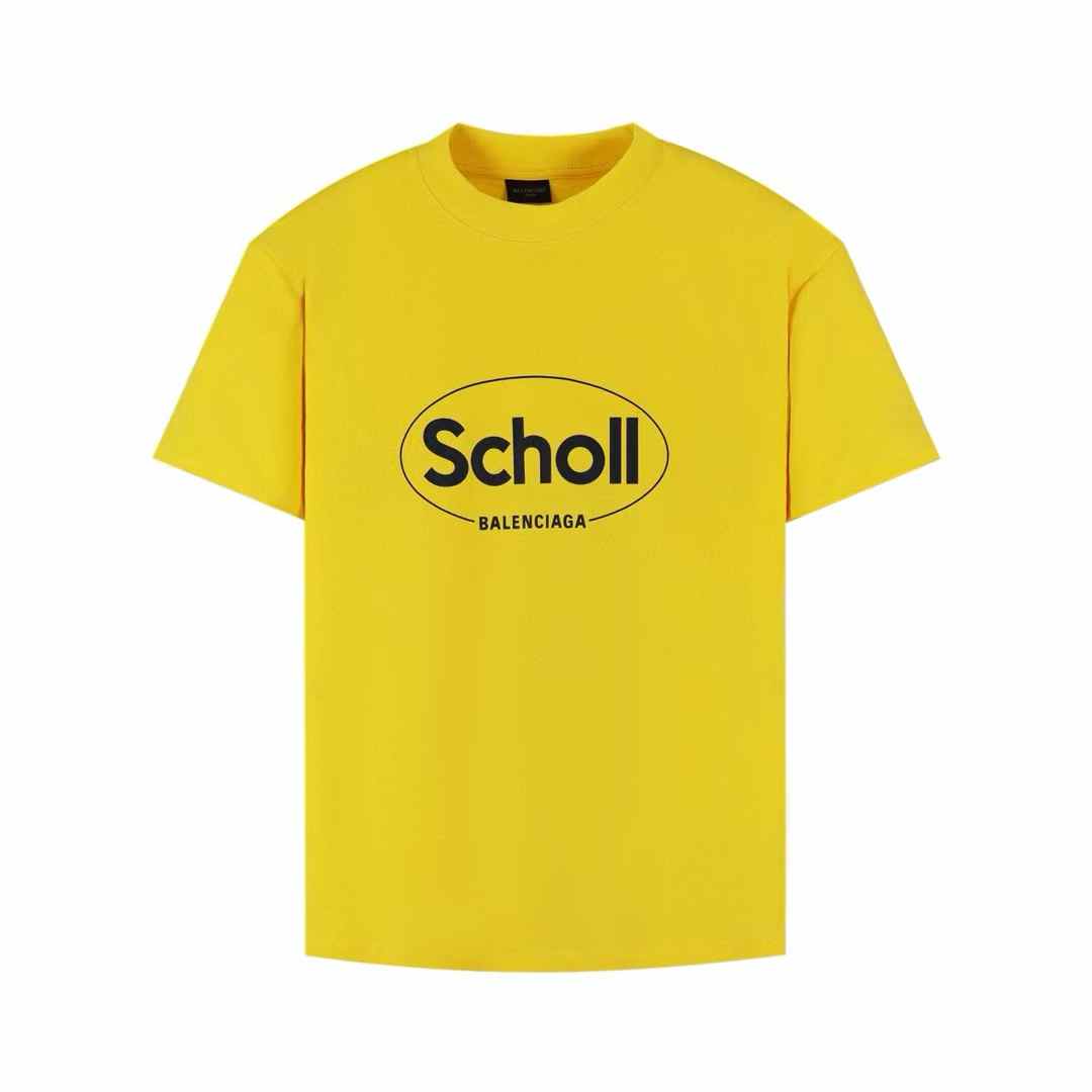 Balenciaga T-Shirt scholl Yellow