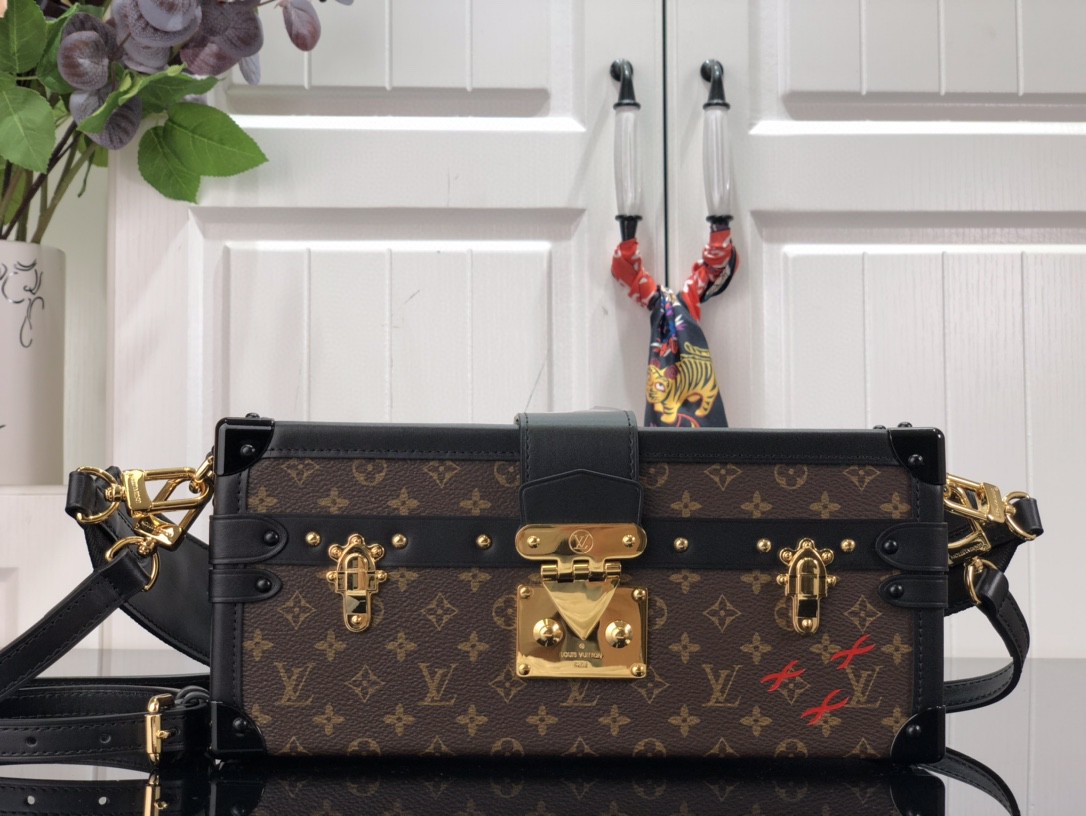LV Monogram Petite Malle Crossbody Bag