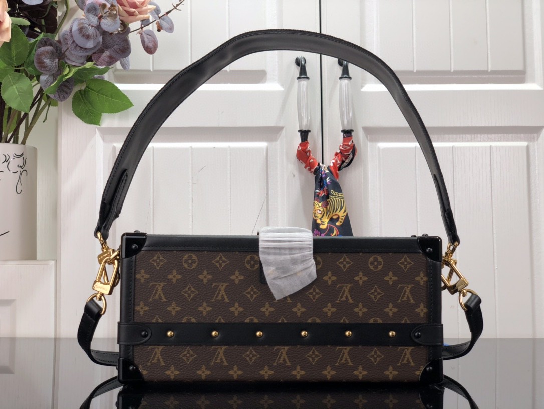 LV Monogram Petite Malle Crossbody Bag