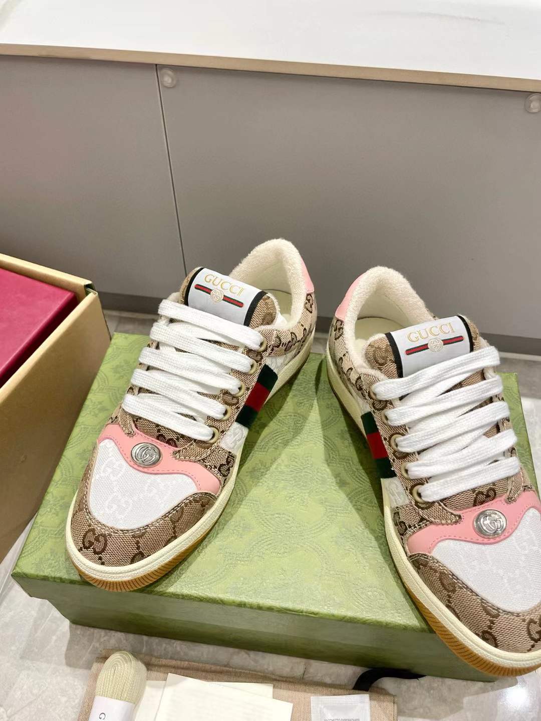 Gucci Rhyton GG Canvas Sneakers