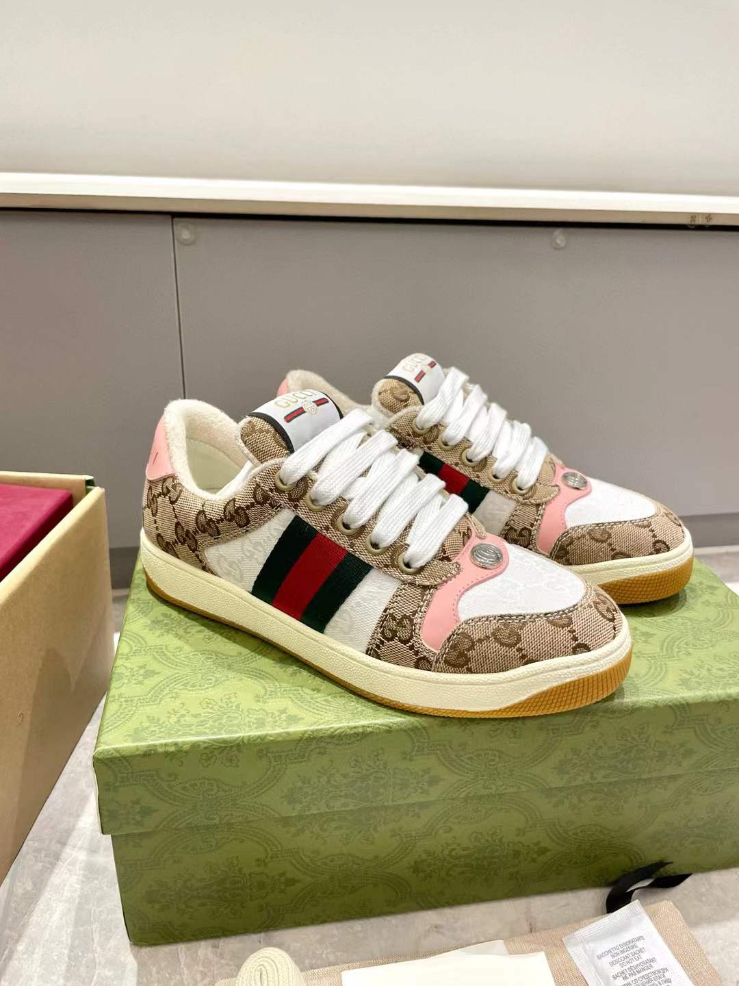 Gucci Rhyton GG Canvas Sneakers
