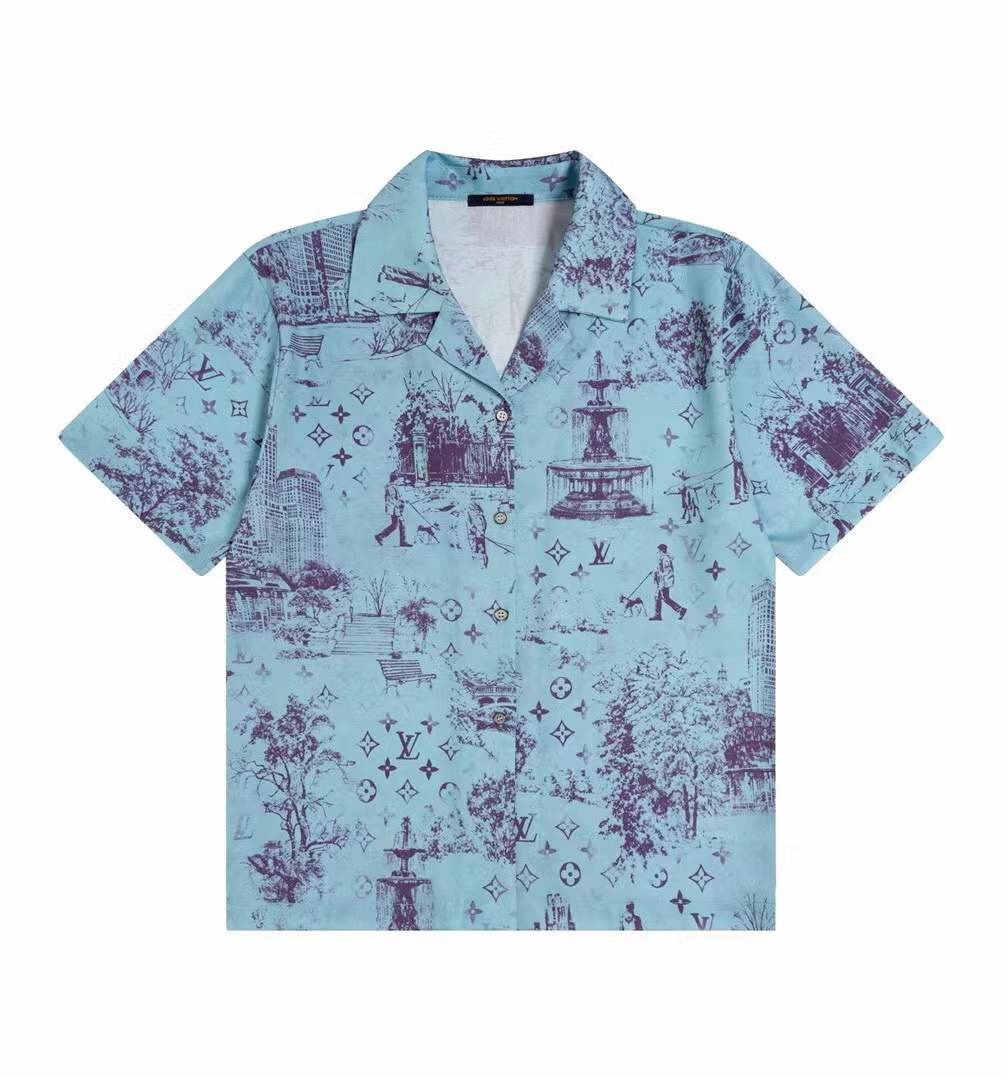 LV Shirt Blue