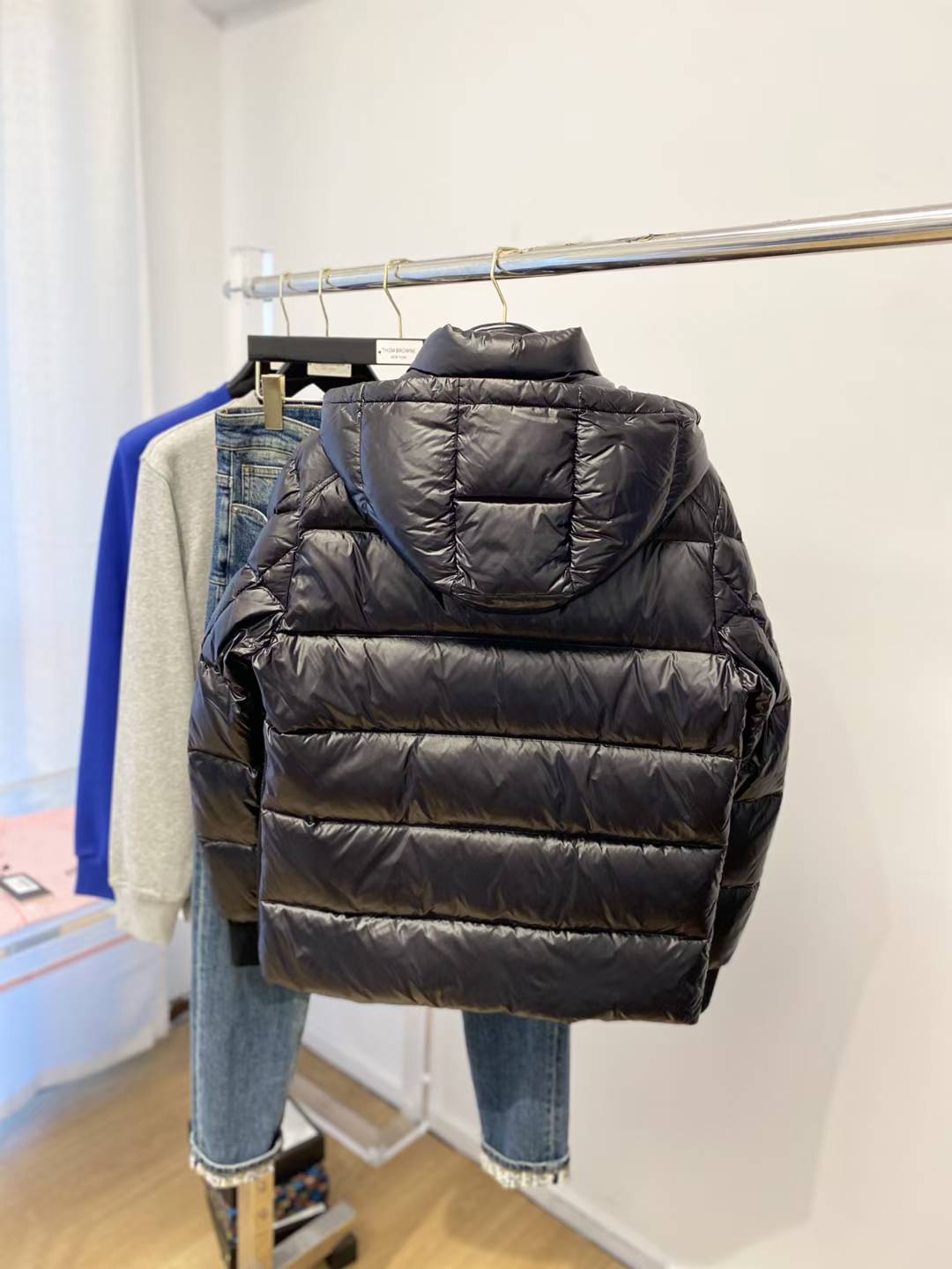 Moncler Maya short down jacket Black