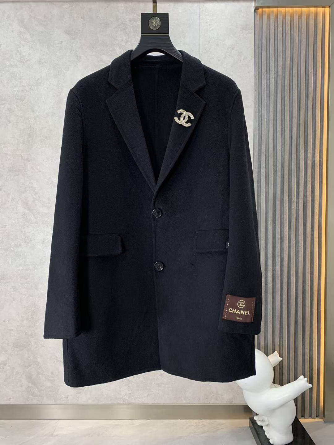 Chanel Coat Black