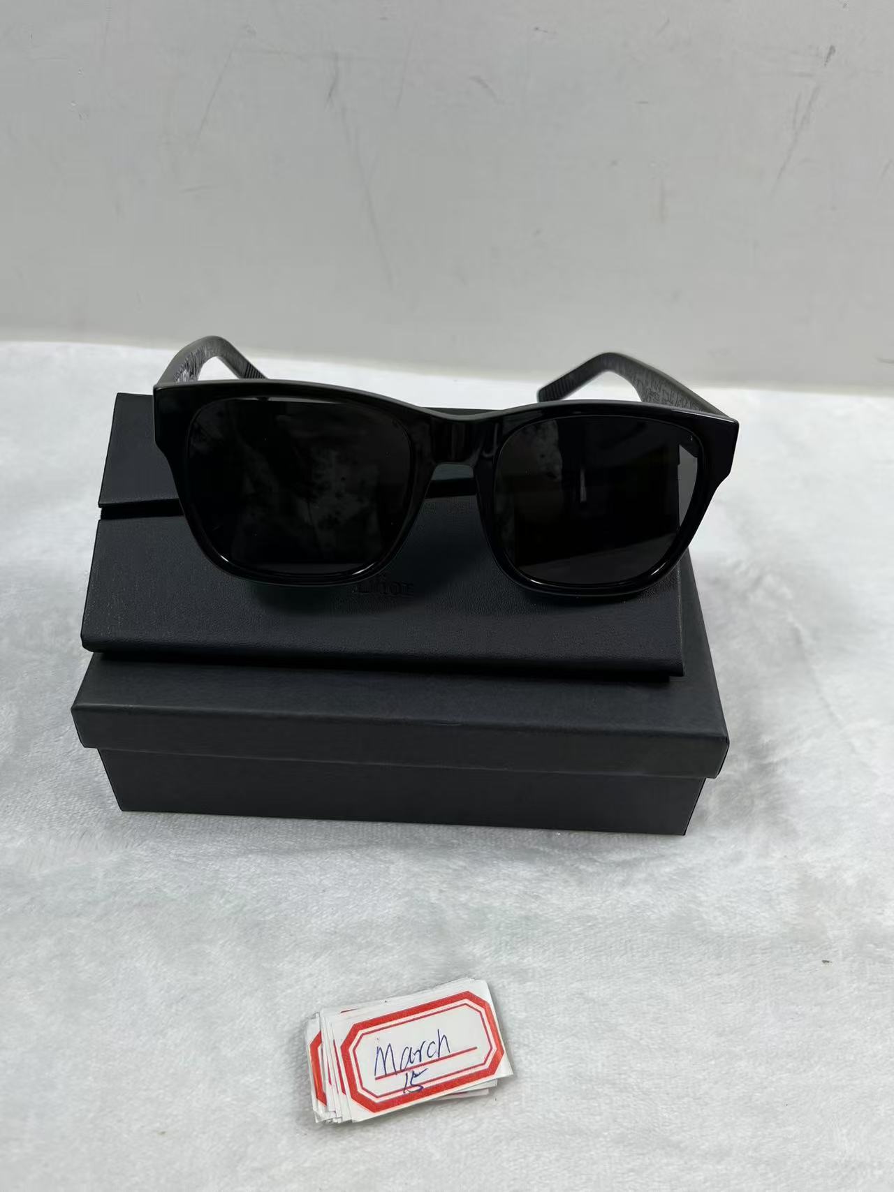 Christian Dior Square Sunglasses Black