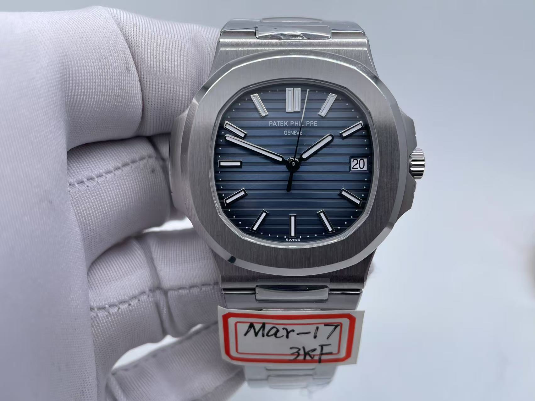 PP0395C - Nautilus Jumbo 5711 SS/SS Blue/Stk 3KF V2 Asia 324 $498