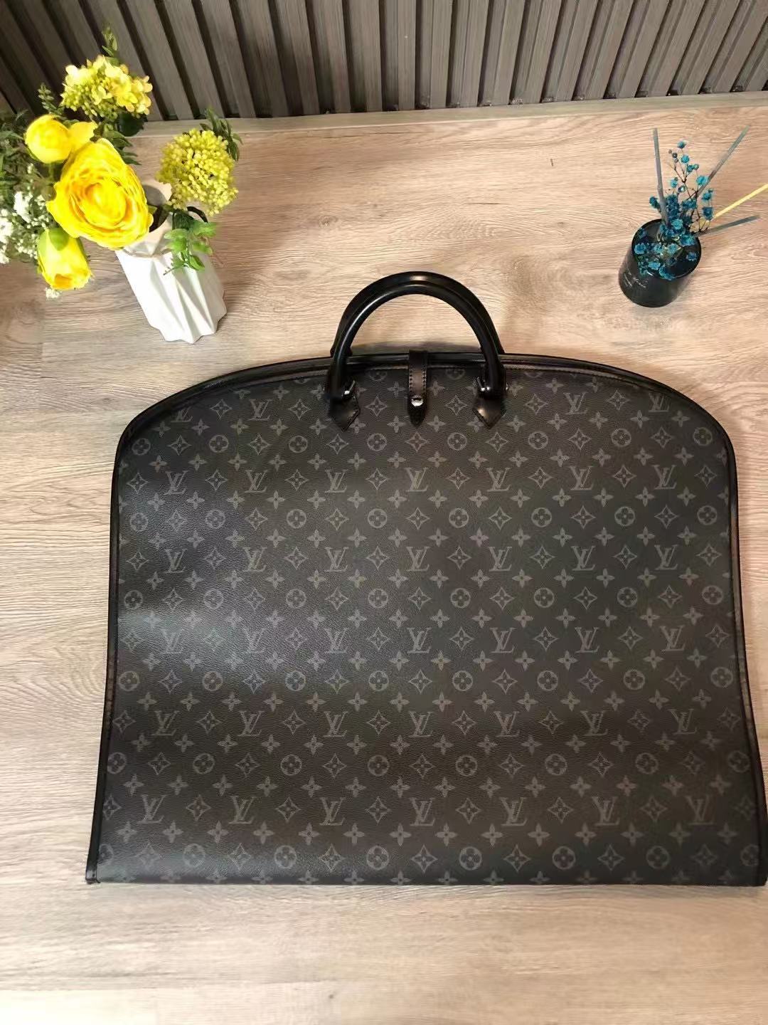 ABF LV Monogram Canvas and Leather Garment Cover