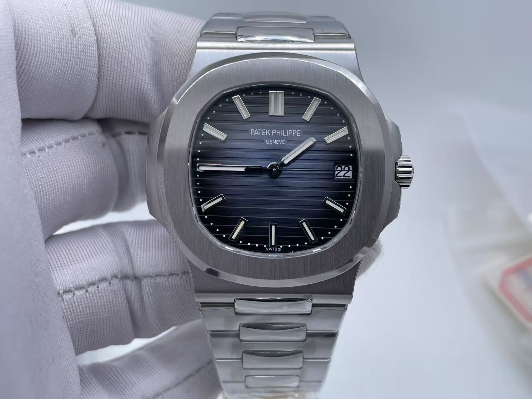 PP0395C - Nautilus Jumbo 5711 SS/SS Blue/Stk 3KF V2 Asia 324 $498