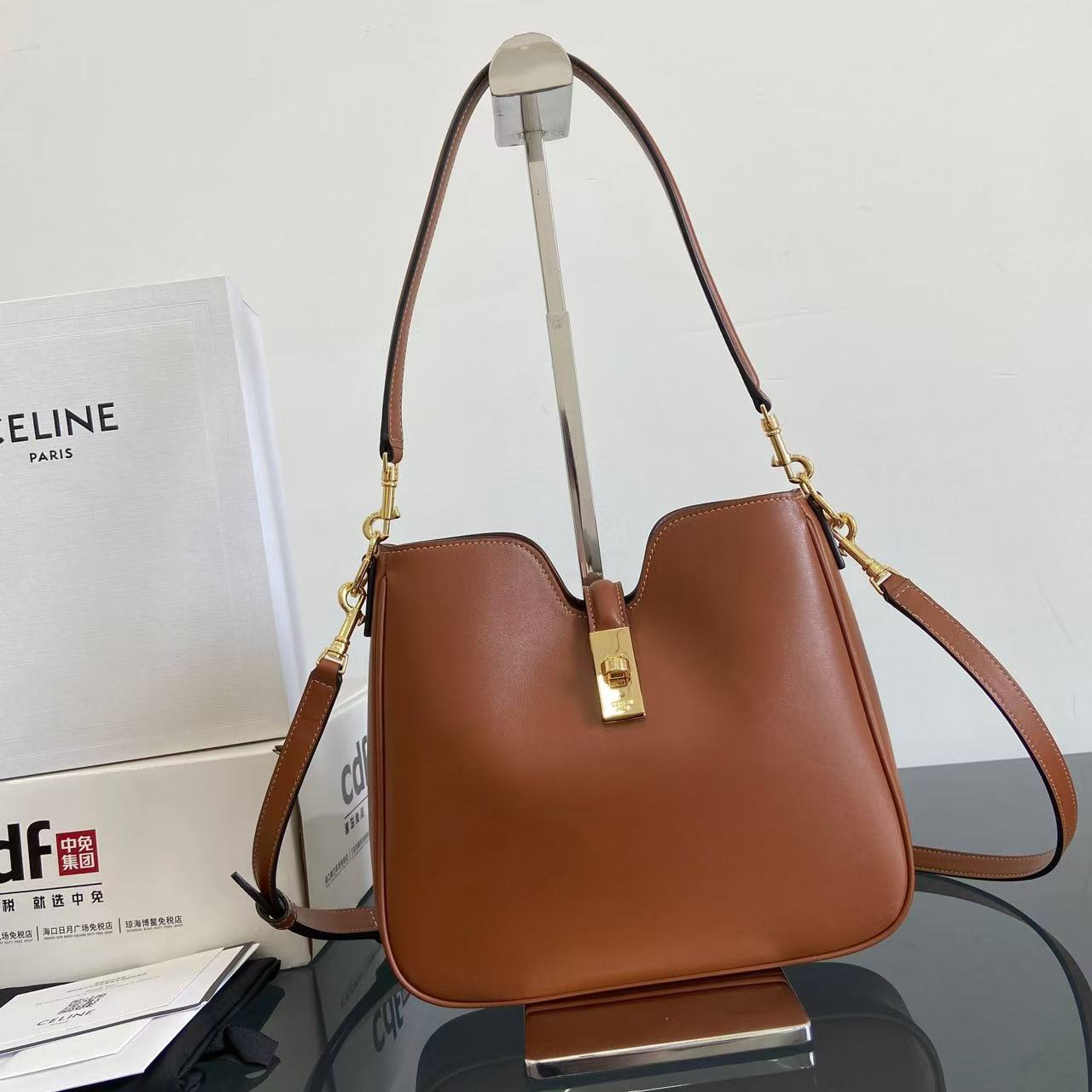 Celine Shoulder bag Camille 16 soft in smooth calfskin