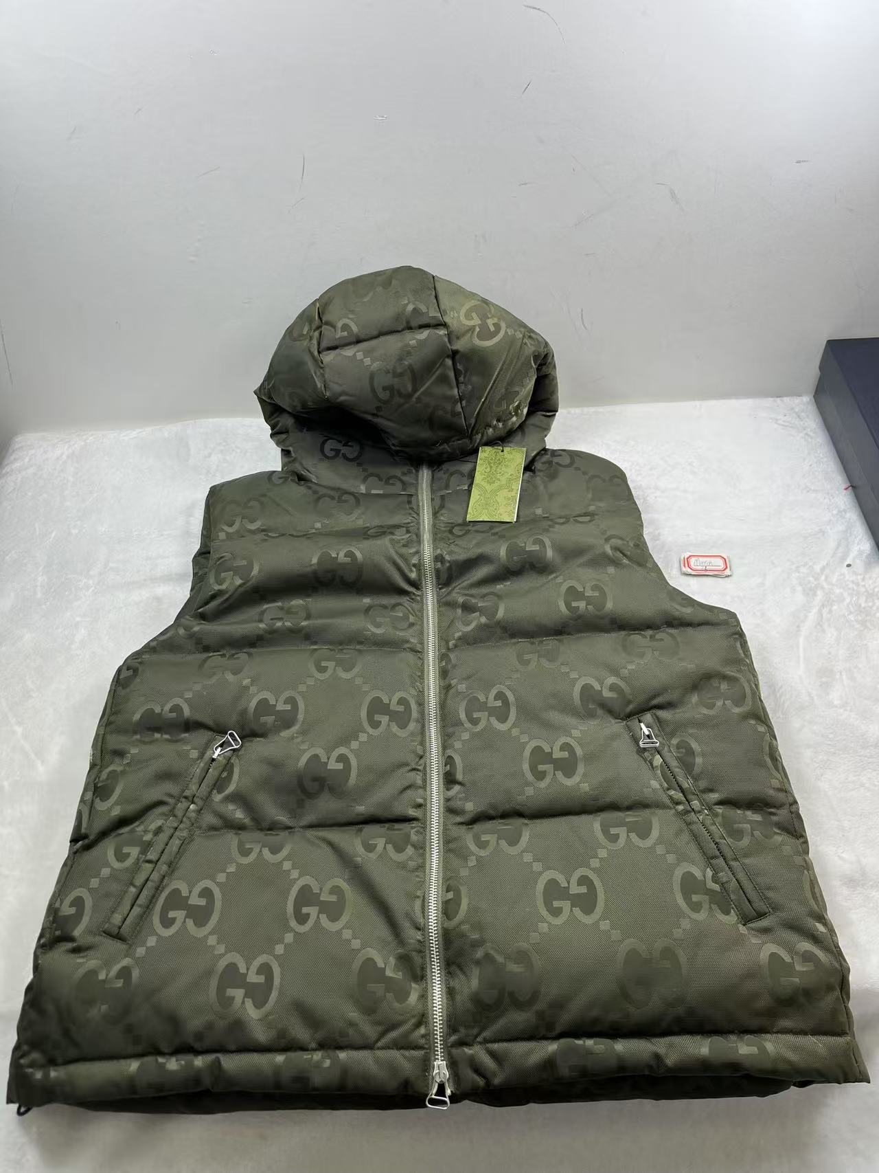 ABQ Gucci Jumbo GG canvas down jacket