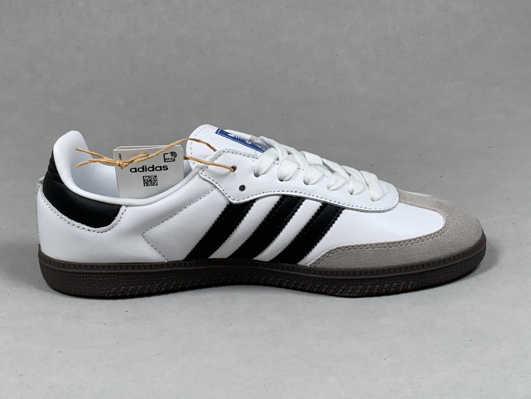 ABF Adidas originals OG samba retro white black shoes