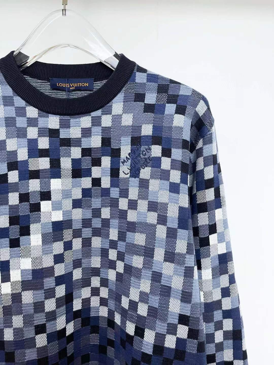 LV Vers Damoflage Jacquard Pullover - Ready-to-Wear