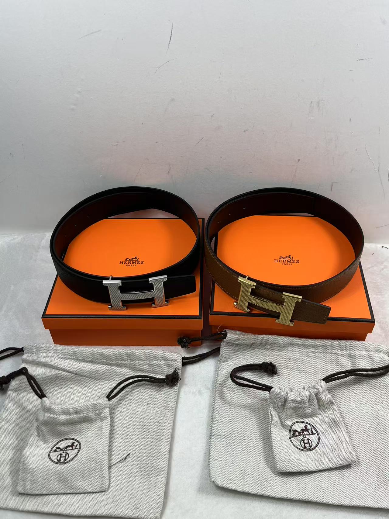ABQ Hermes Constance Reversible Belt