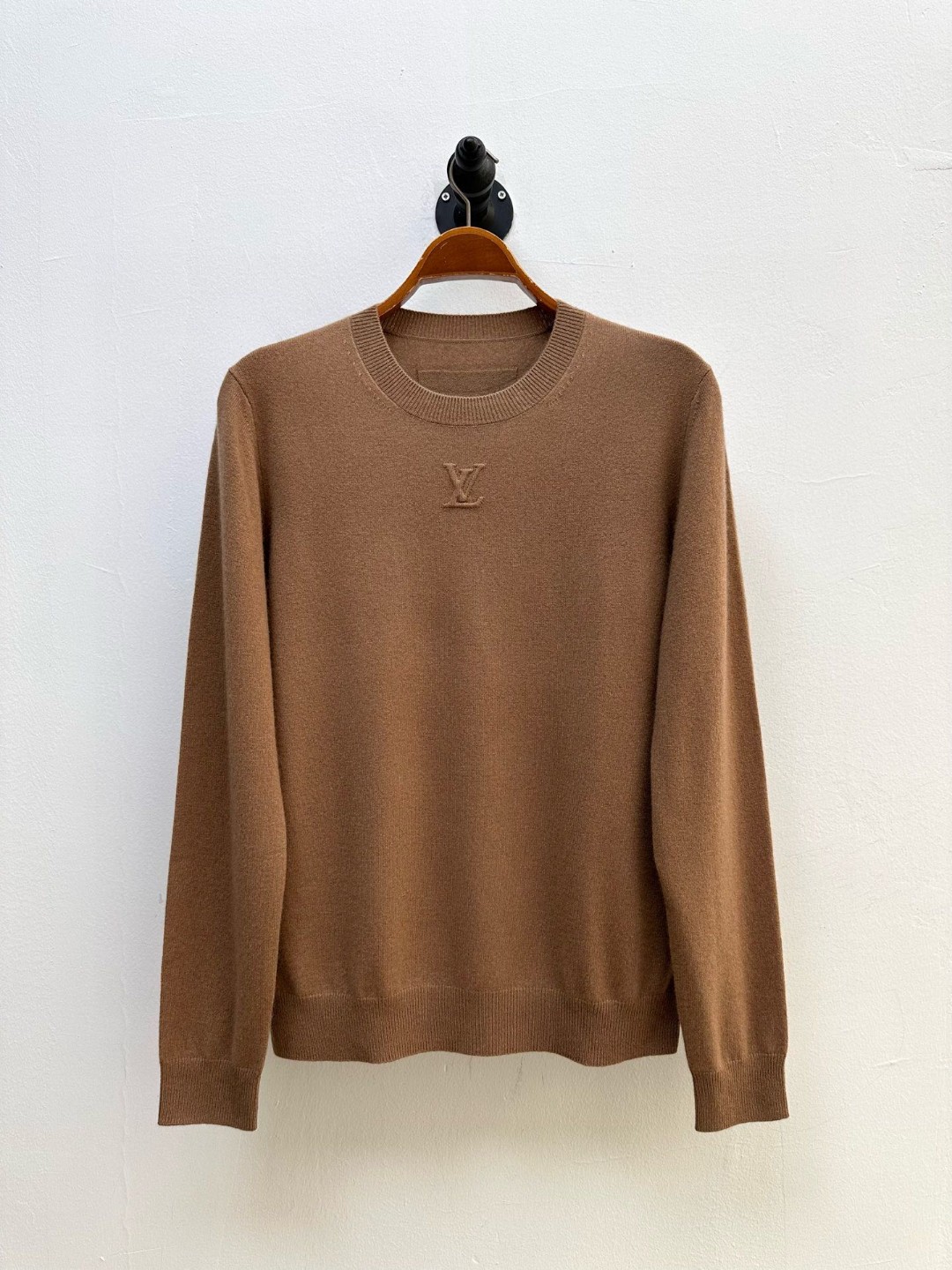 ABF LV Embossed LV Cashmere Crewneck