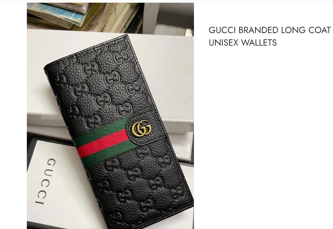 GUCCI LONG COAT UNISEX WALLETS