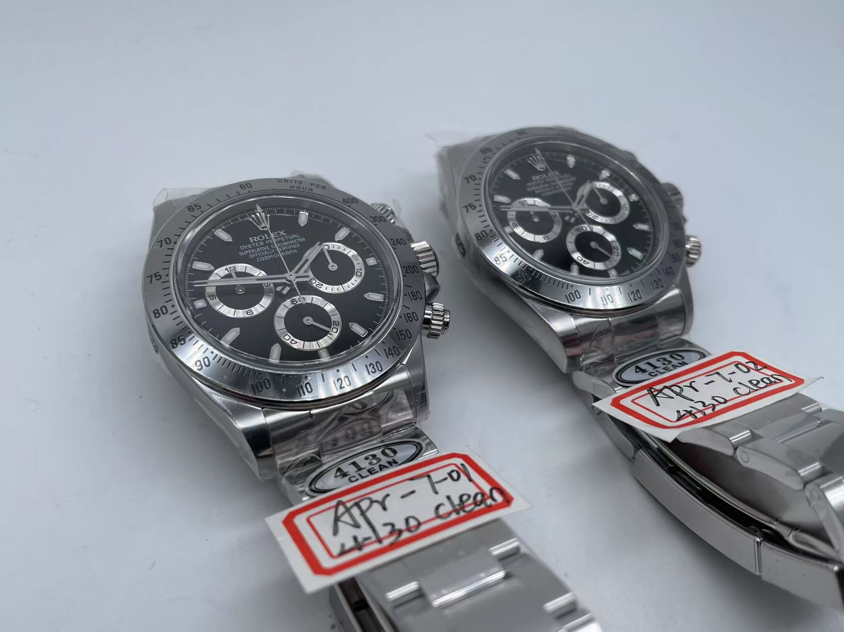 ROLDYT0350A - Daytona 116520 904L SS/SS Black Clean V2 Asia 4130 $718