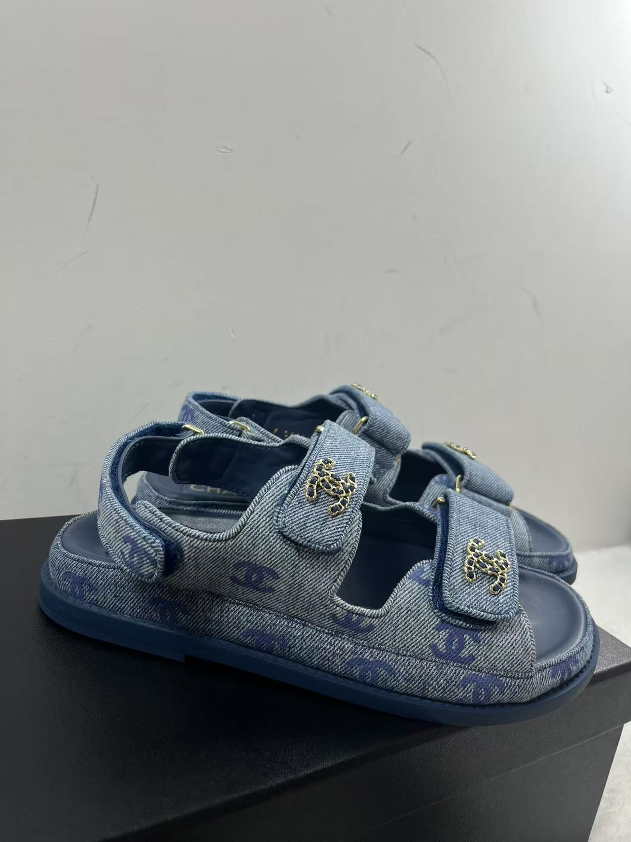 ABQ CHANEL Denim Slide
