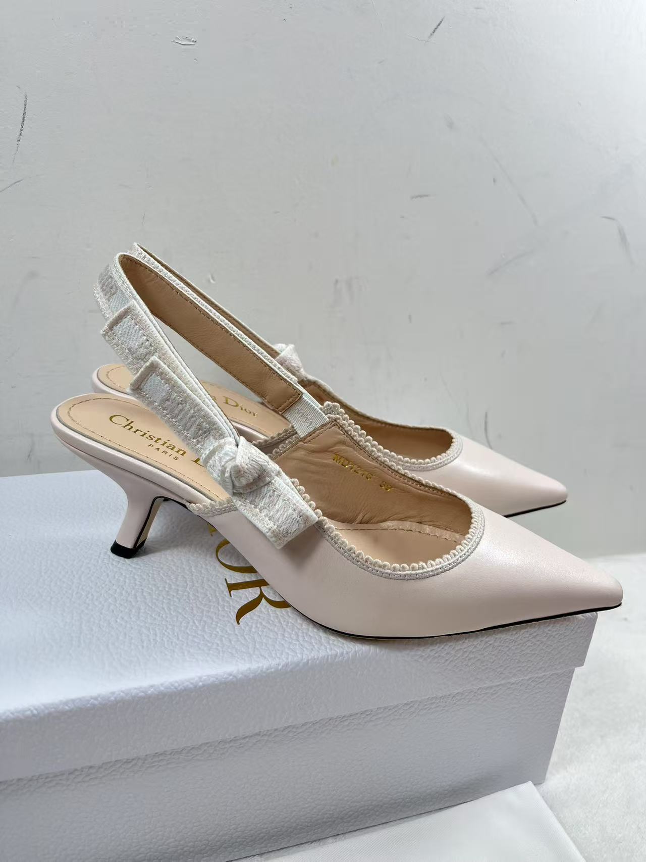 ABQ Christian Dior J'Adior Slingback Pump Powder