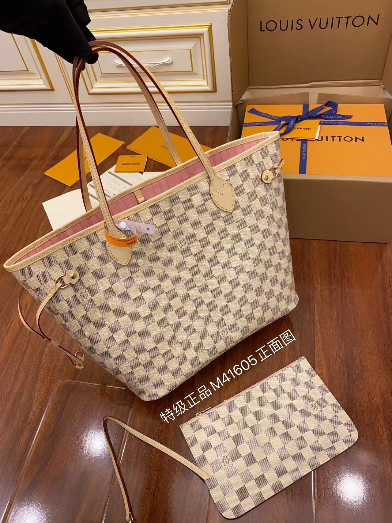 LV N40604 Neverfull Damier Azur MM bag