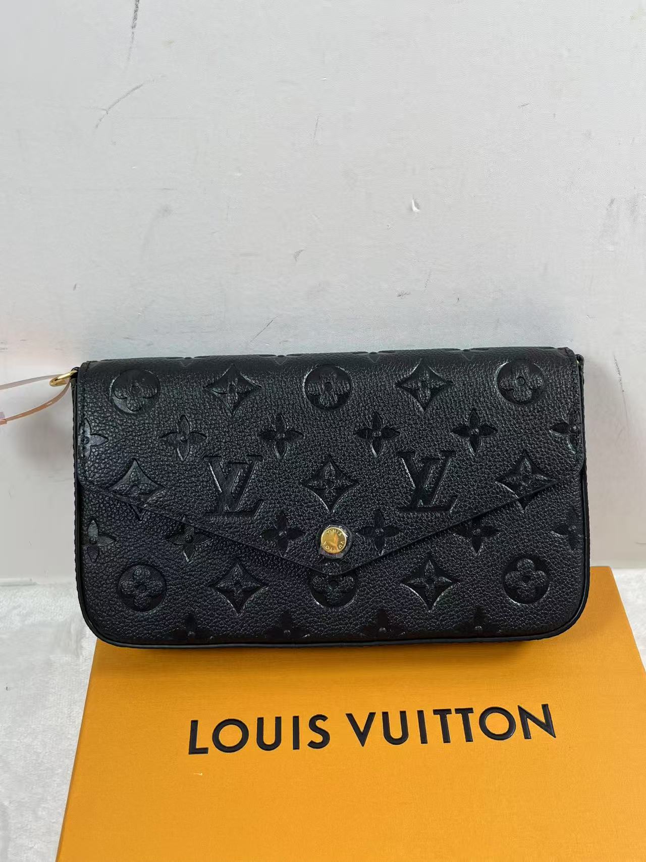 8 May ABQ LV Pochette Monogram Empreiente Leather
