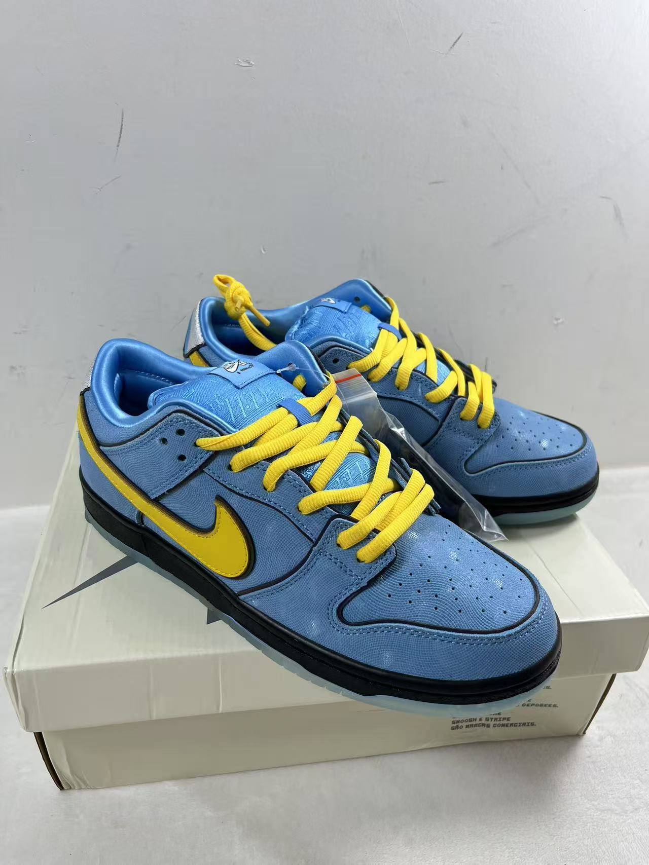 NIKE DUNK SB Powerpuff Girls Bubbles Blue Sneakers size EU39 womens