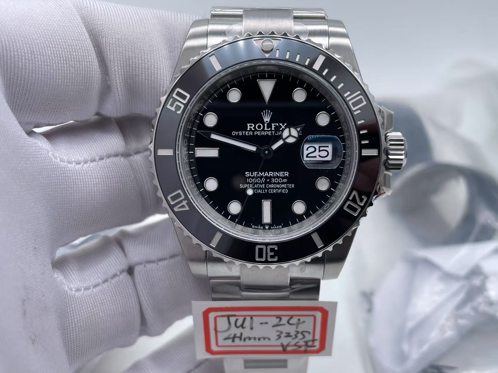 ROLSUB0343A - Submariner 126610LN 41mm 904L SS/SS Blk VSF VS3235 $498