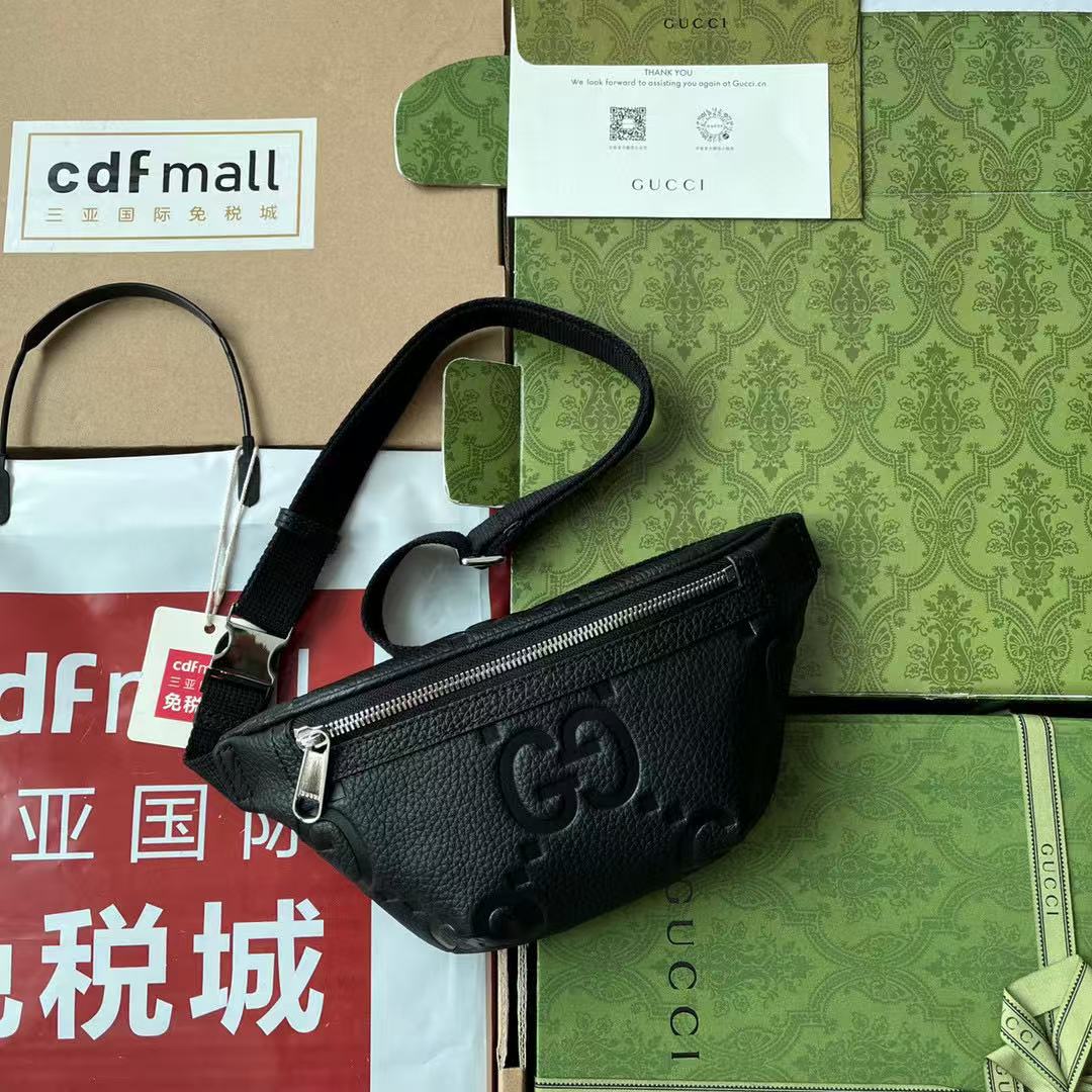 Gucci Small Jumbo GG belt bag Black