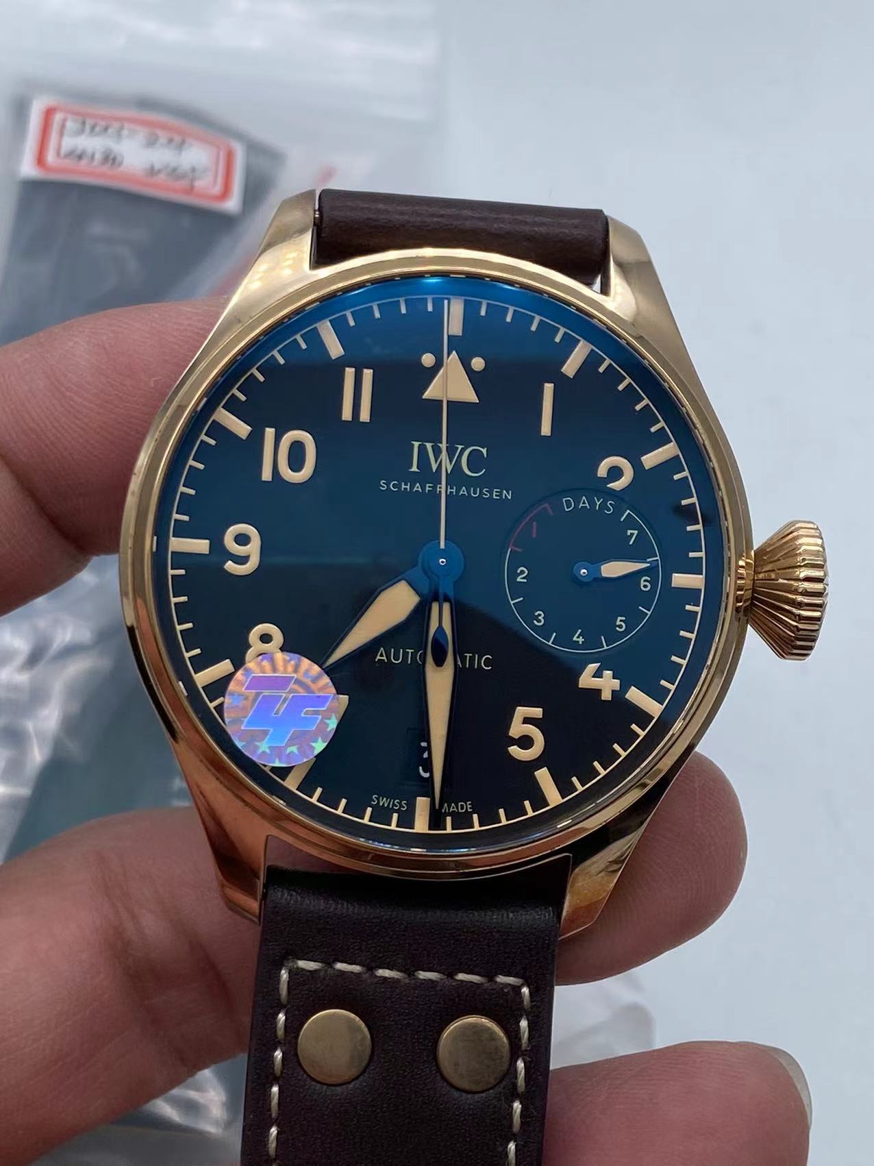 IWC0404 - Big Pilot IW501005 Bronzo BR/LE Brown ZF A521111 $408 usd364