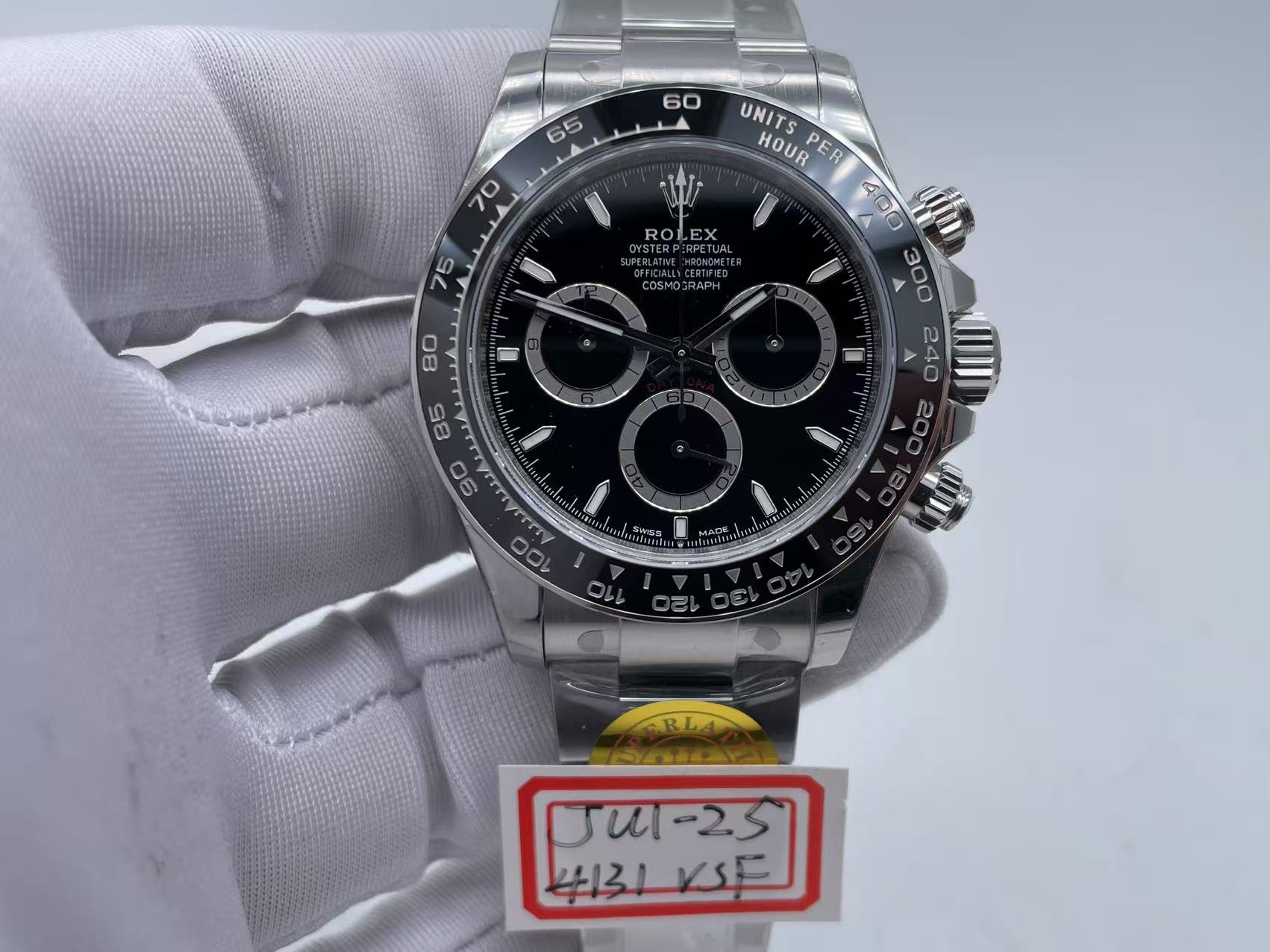 ROLDYT0489B - Daytona 126500 CER SS/SS Black 904L VSF DD4131 $798