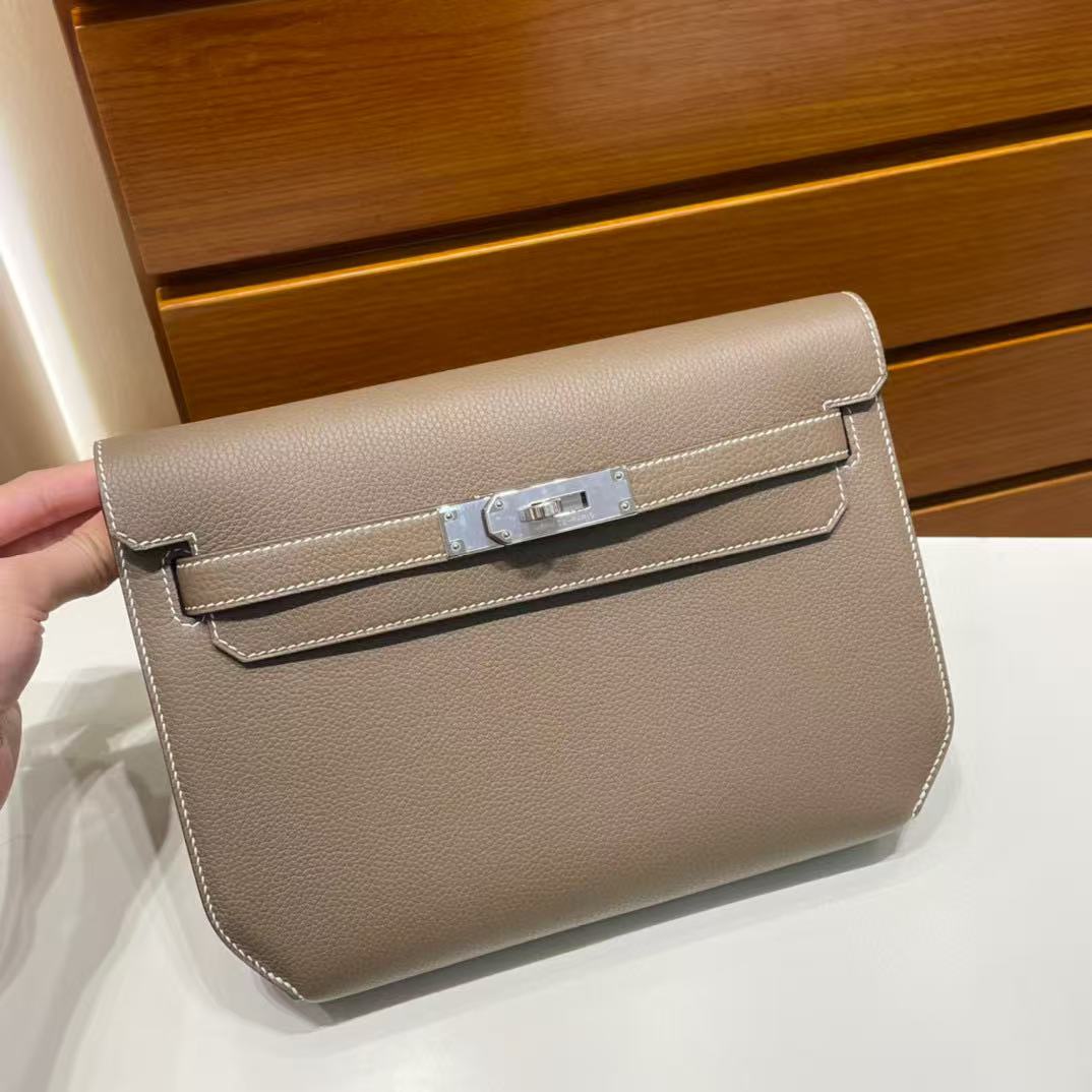 Hermes Kelly Depeches 25 Pouch all colors