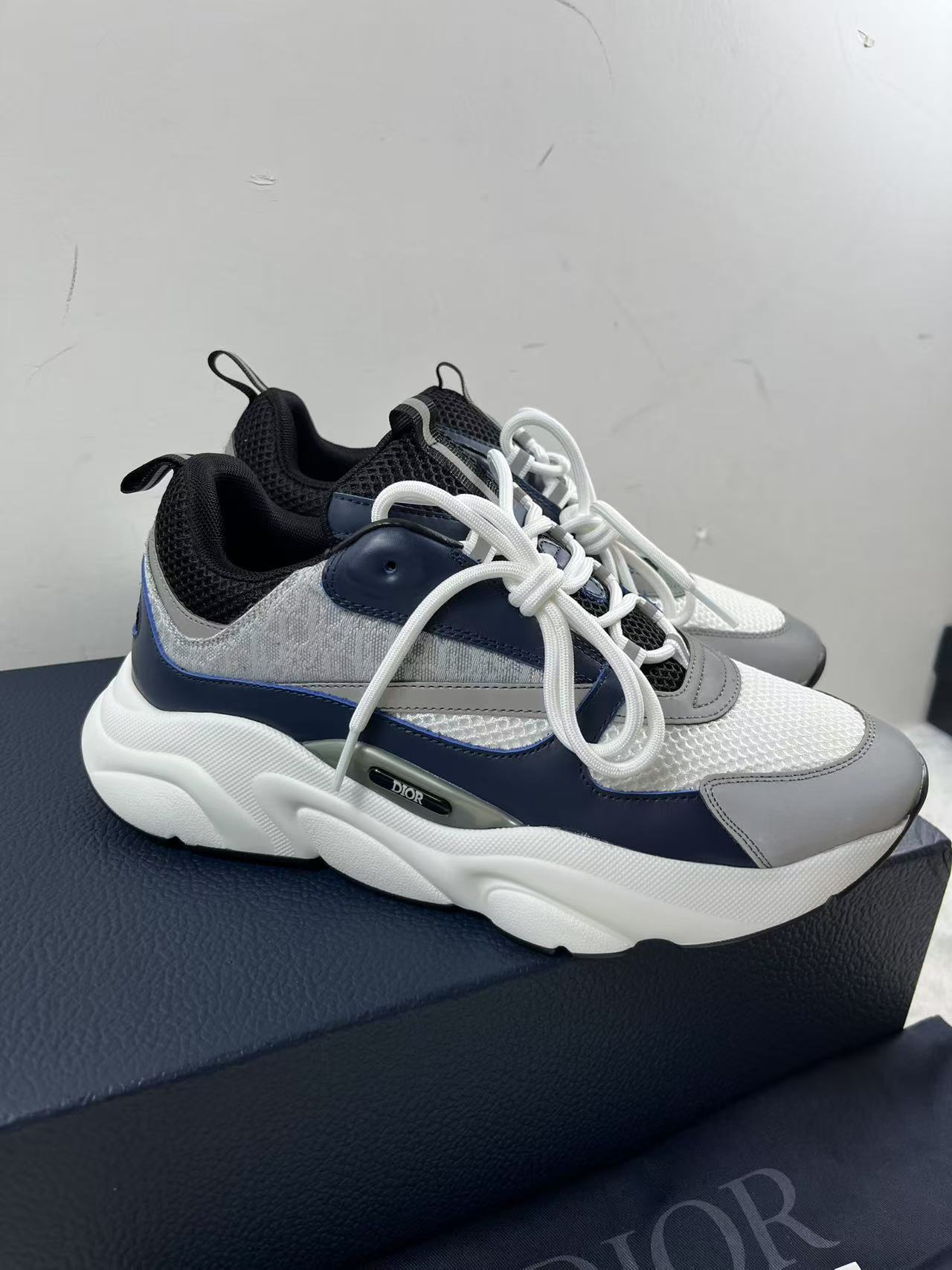 Christian Dior B22 Blue & Grey Sneakers