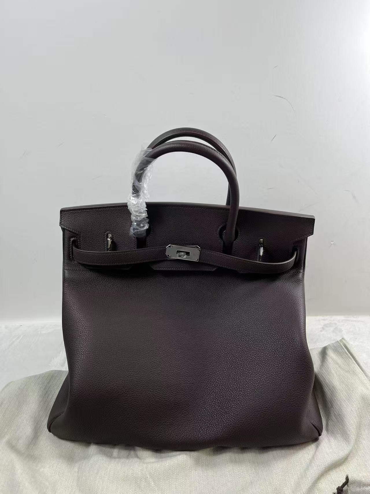 Hermes Togo Birkin Retourne 40 Handbag Half Handmade Quality