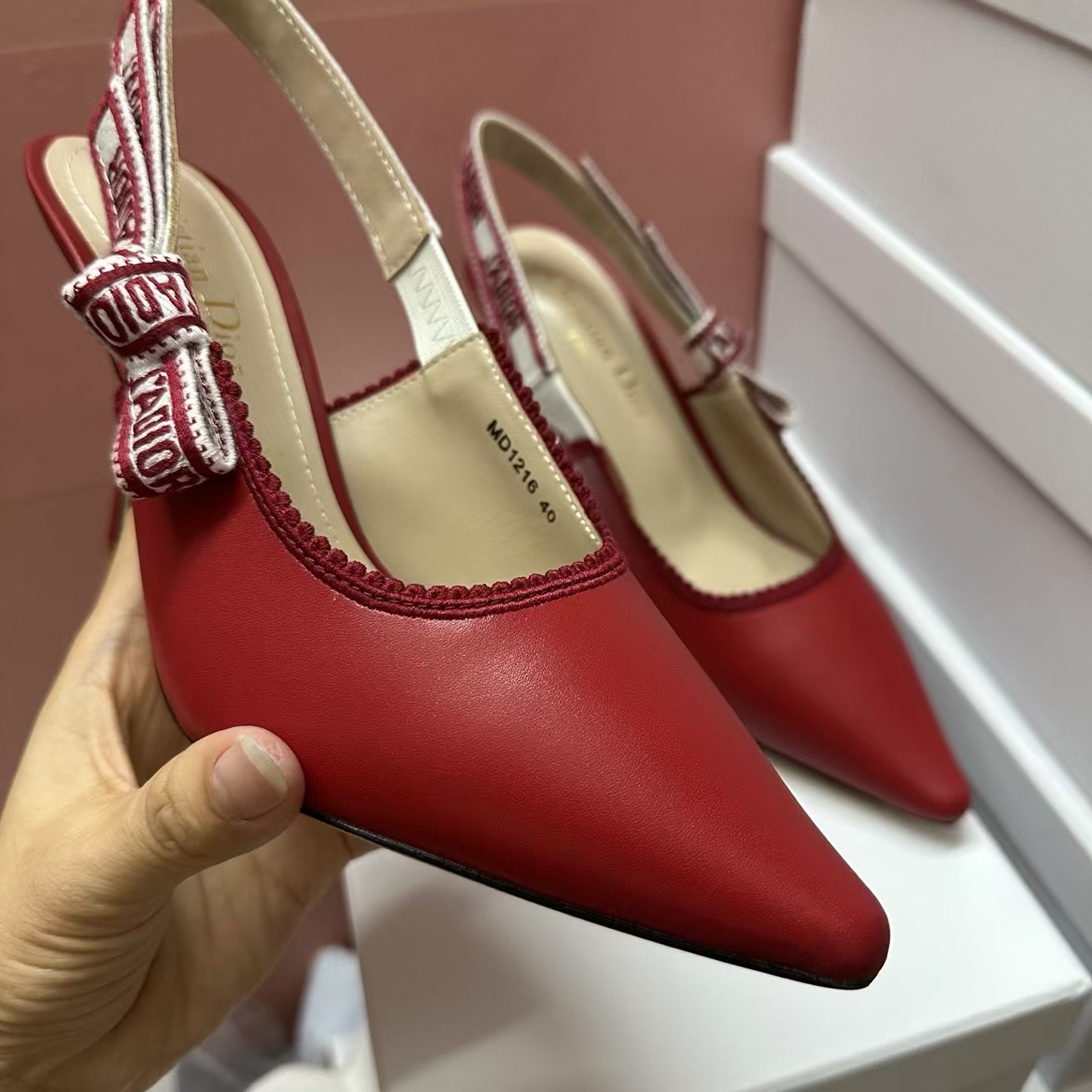 27 May ABF Christian Dior Square Toe Heels for Women