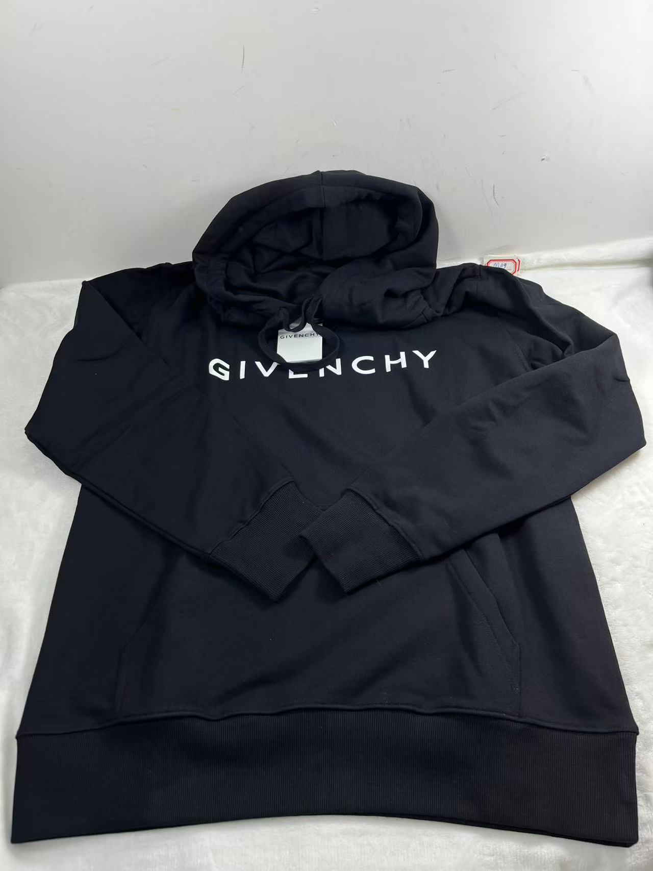 Givenchy Black Hoodie in Wool and Cotton