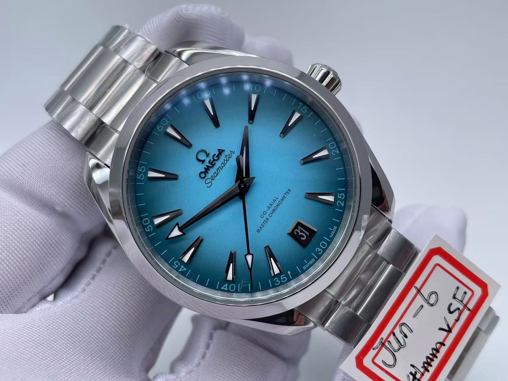 OMG0891 - Aqua Terra 41mm SS/SS T.Blue VSF A8900
