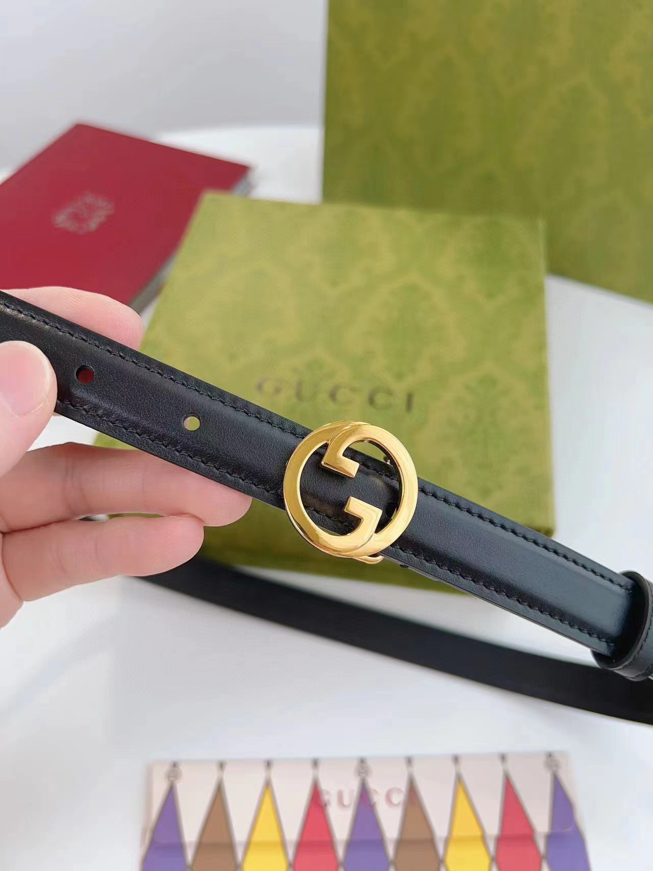 GUCCI Blondie Black Belt