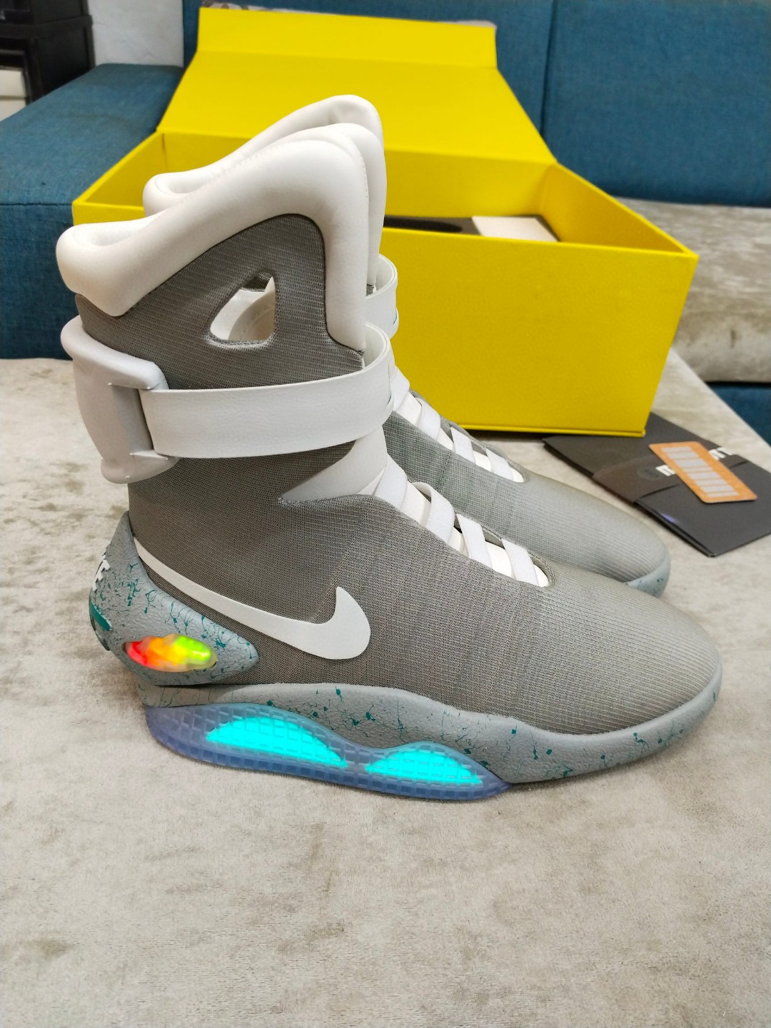 3 July ABF Nike Air Mag "Back To The Future" Sneakers | Grey