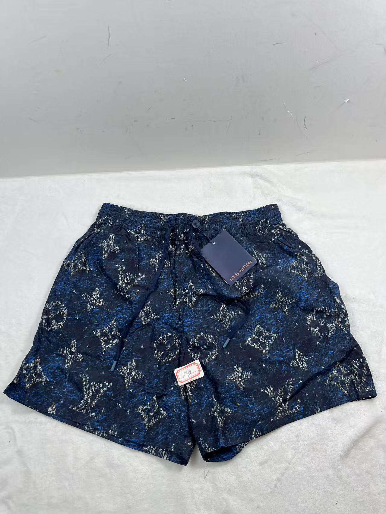 3 July ABQ LV Printed Monogram Swim Shorts