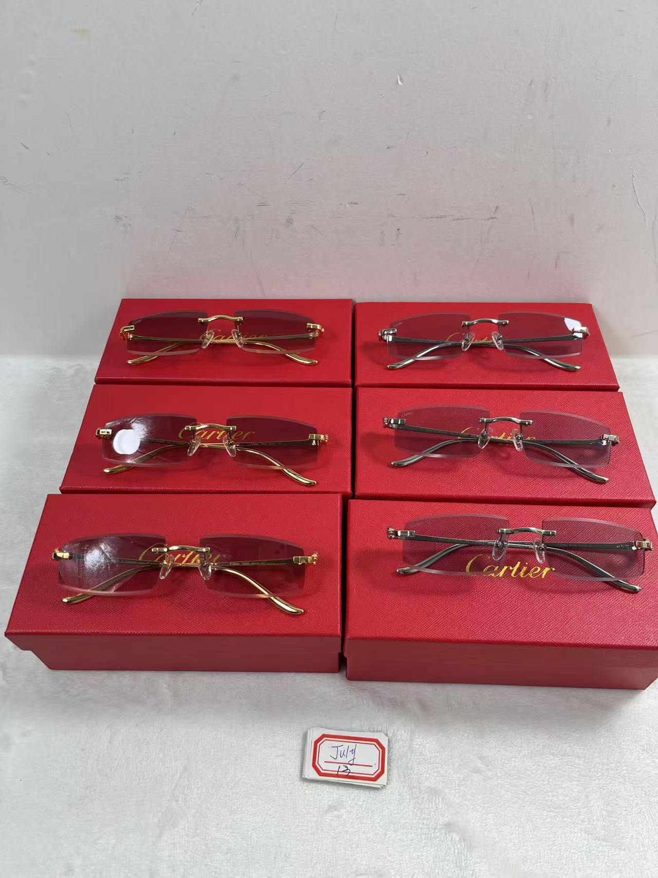 Cartier Clear Sunglasses
