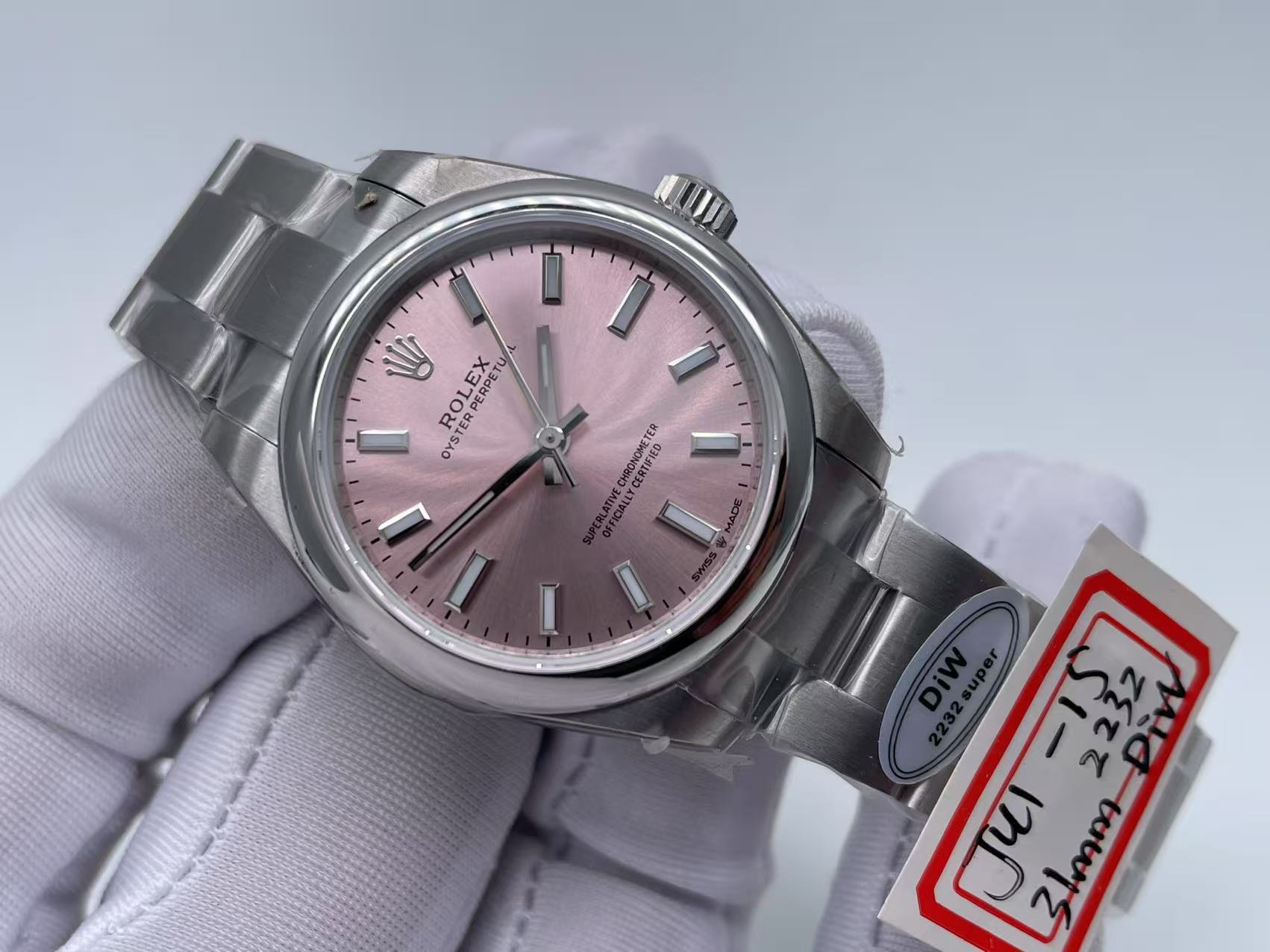 DIW Oyster 31mm SS 2232 Pink Dial