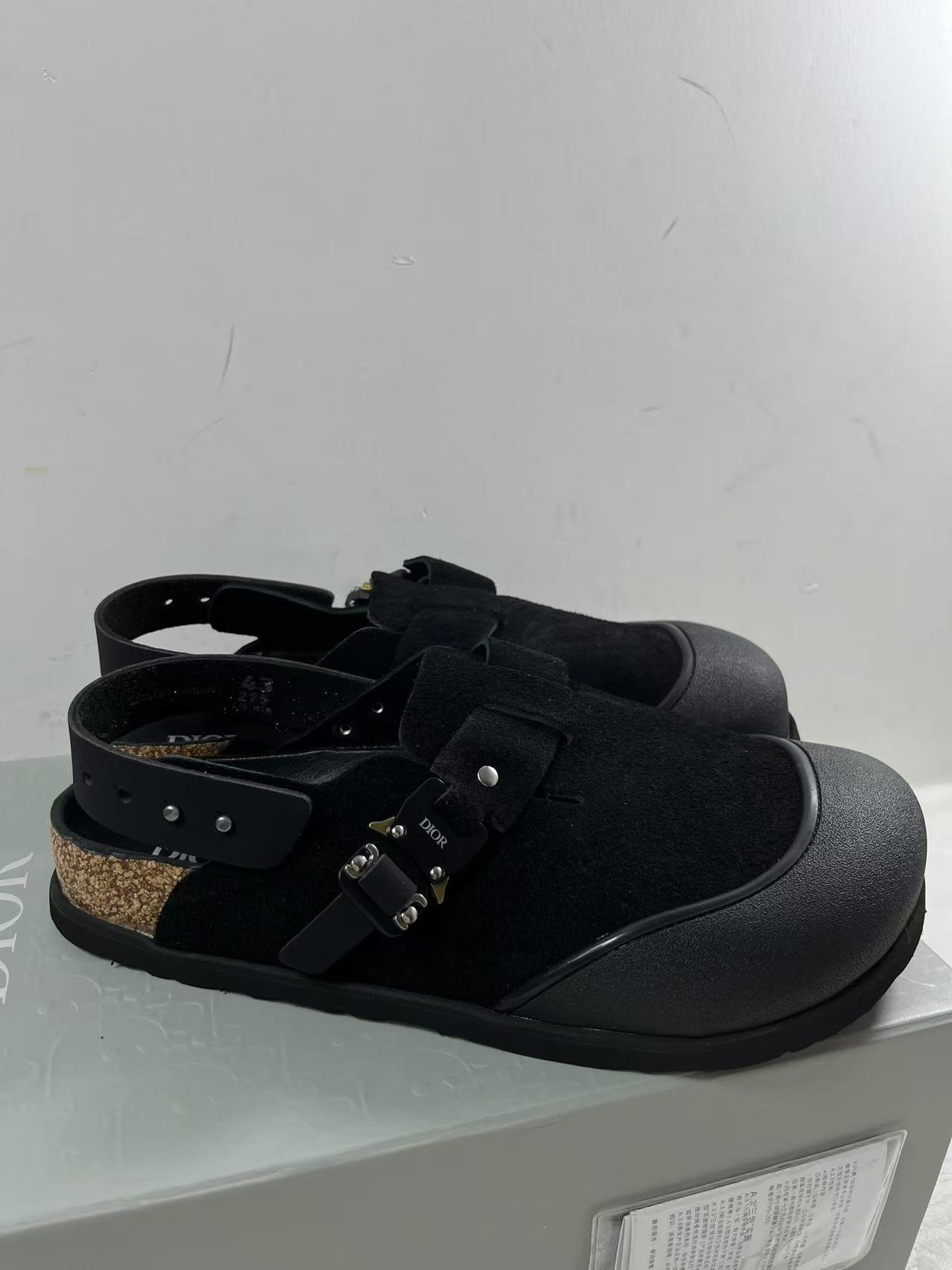 Christian Dior Birkenstock Tokio Mule Black