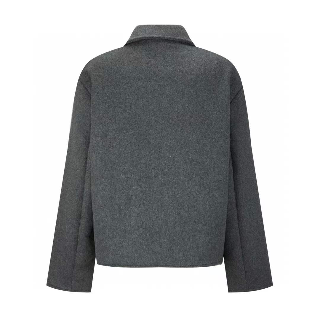 Loewe - Anthracite Wool Coat