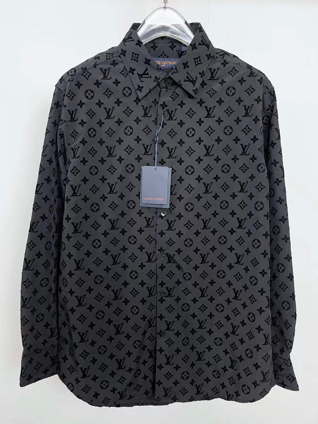 LV Embellished Silk Flight Suit Jacket