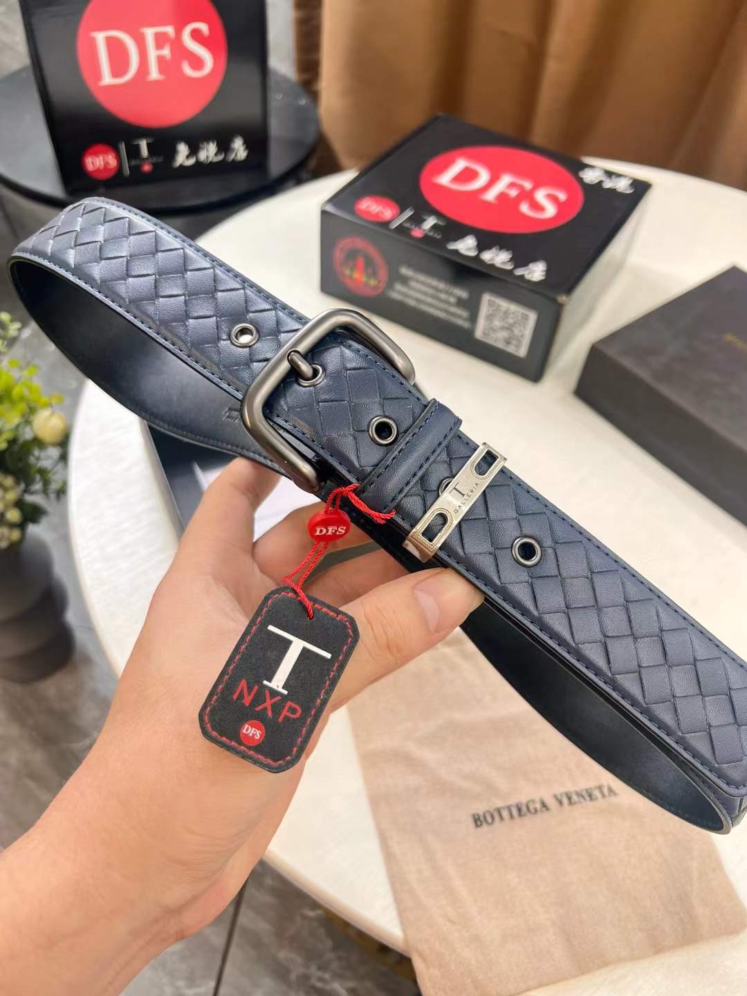 Bottega Veneta Leather Belt
