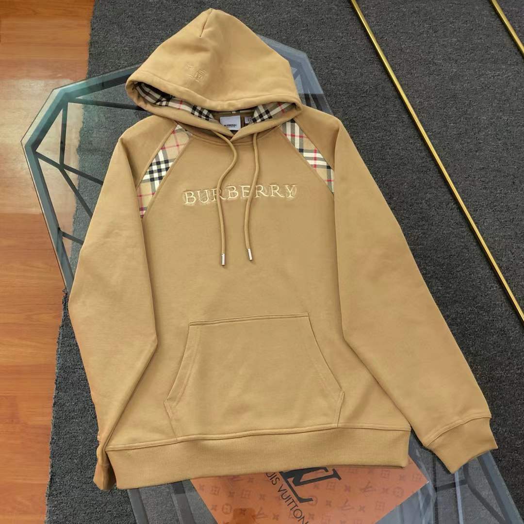 Burberry Brown Bonded Hoodie