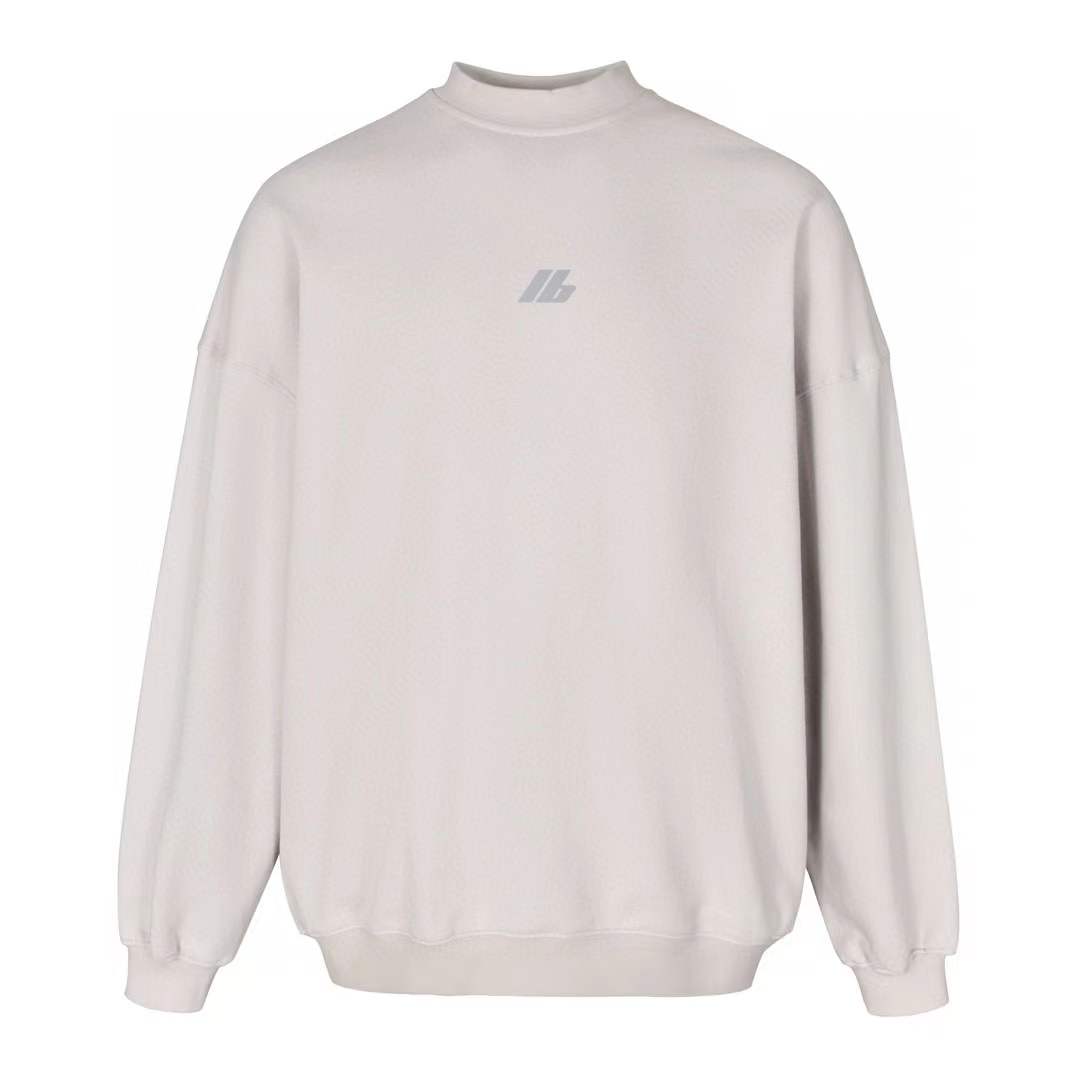Balenciaga White Logo Printed Sweatshirt Men