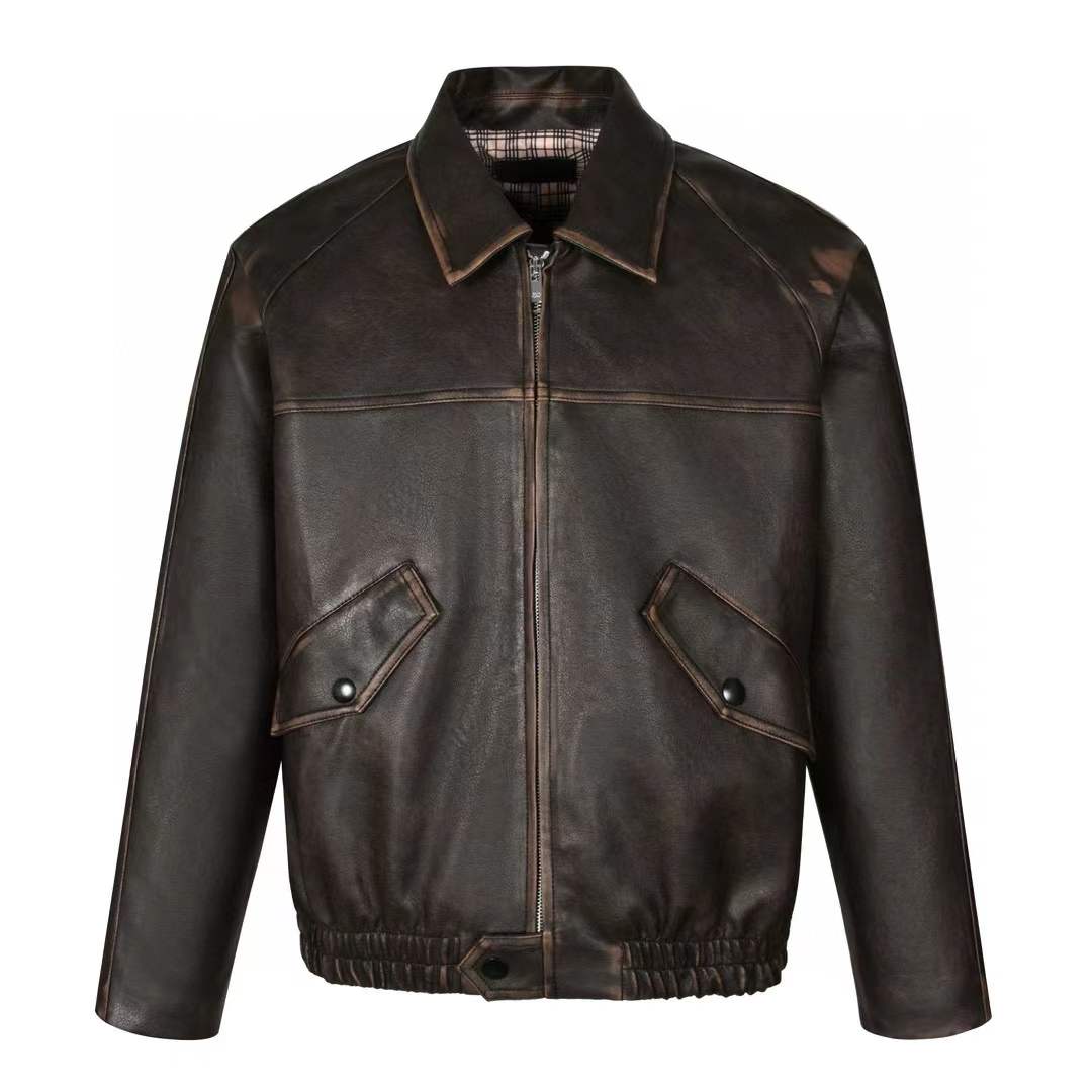 Prada Goat Leather Bomber Jacket