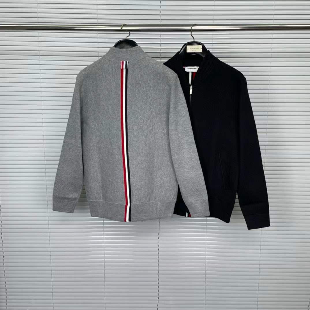 Thom Browne Polo Bomber Jacket Black