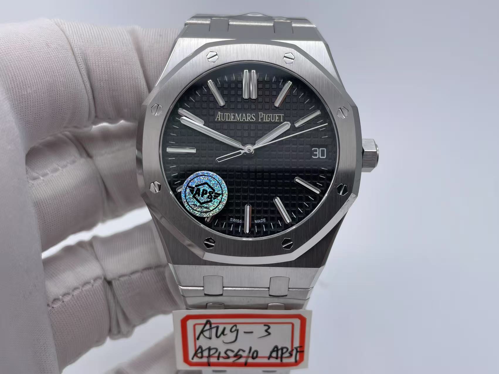 AP0872A - Royal Oak 41mm 15510 SS/SS Black APSF A4302 $518