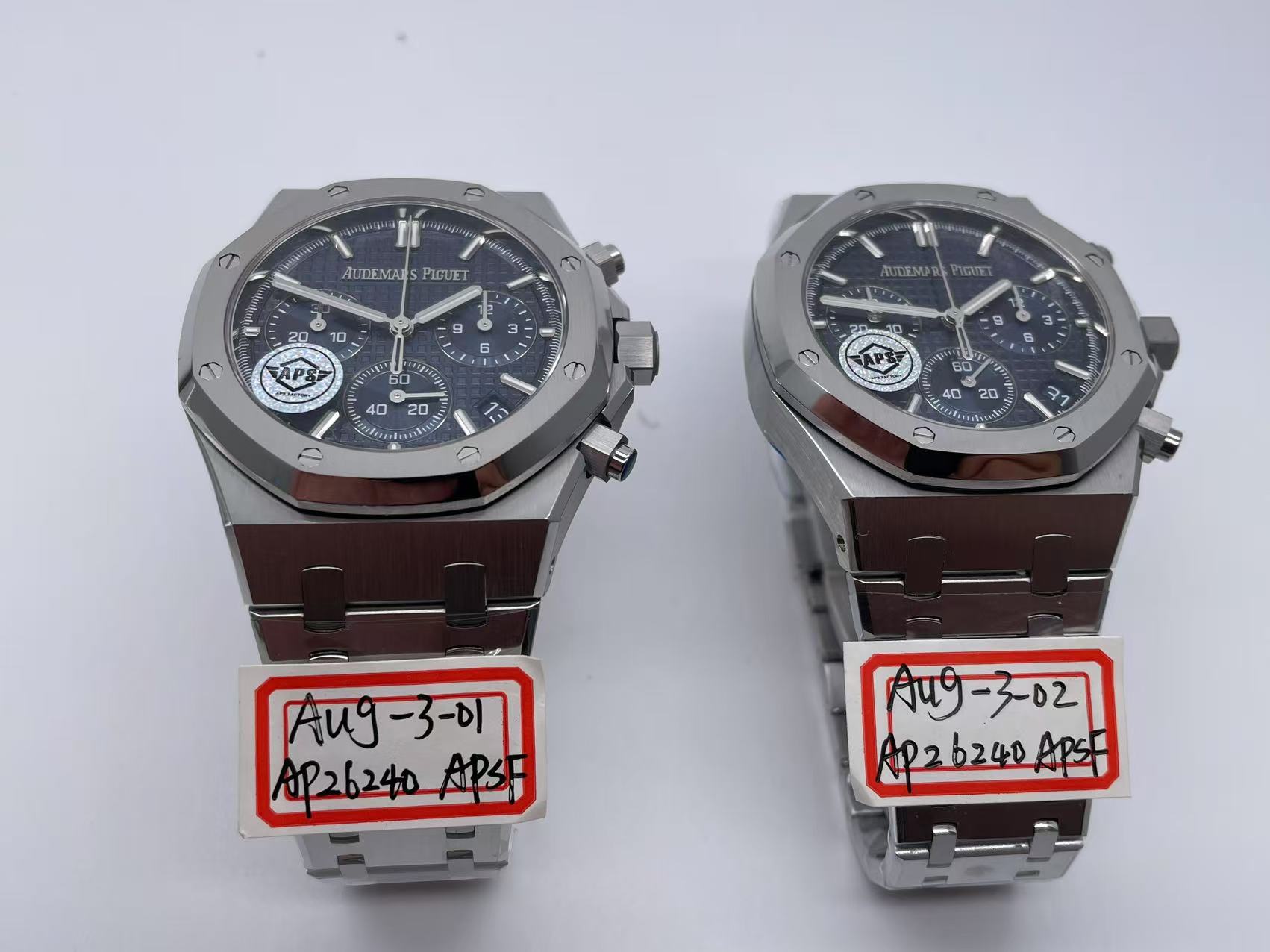 AP0905B - Royal Oak Chrono 26240 SS/SS Blue/Stk APSF SH4401 $888